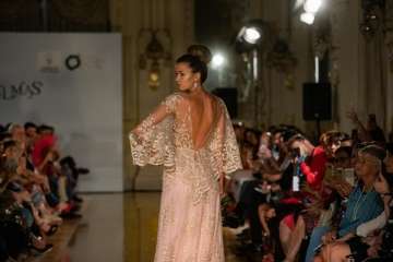 El espíritu heroico de las mujeres, protagonista de los diseños de la 2Âª jornada de GC Colección Bridal (Foto TA)